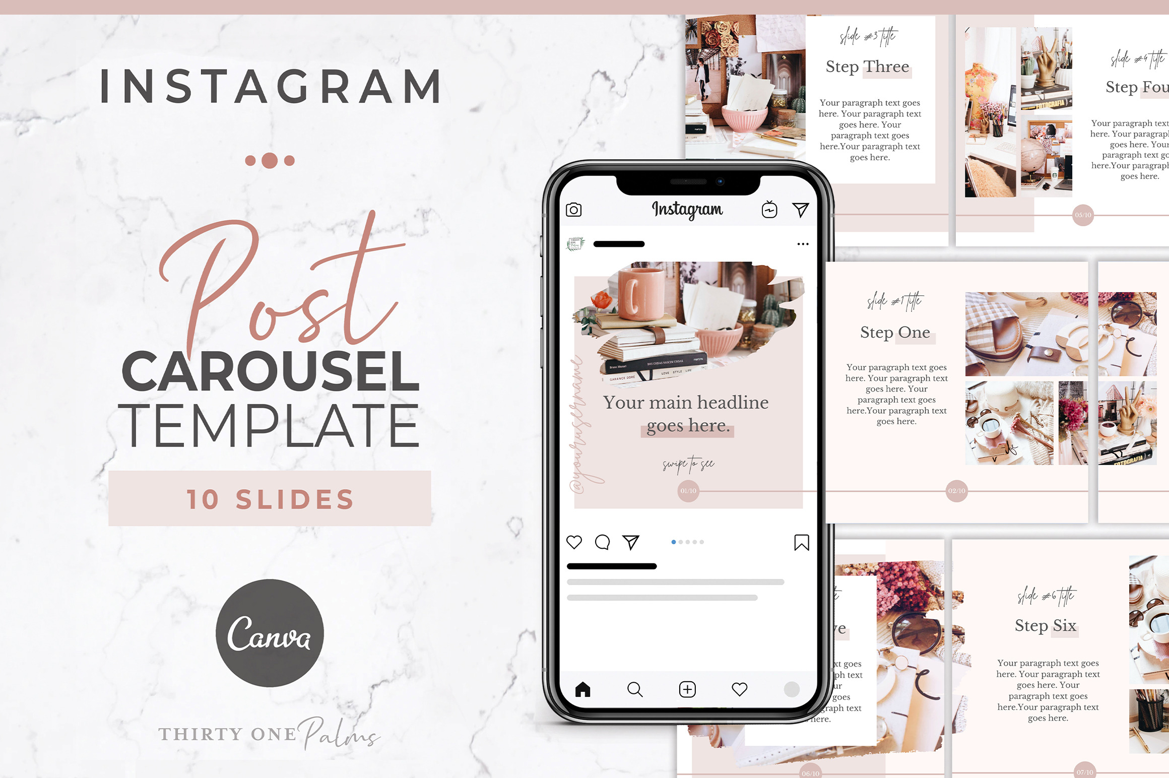 Instagram Post Carousel | Canva, a Social Media Template by Thirty One ...