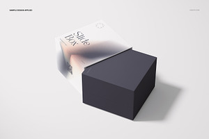 Slide Gift Box Mockup Set