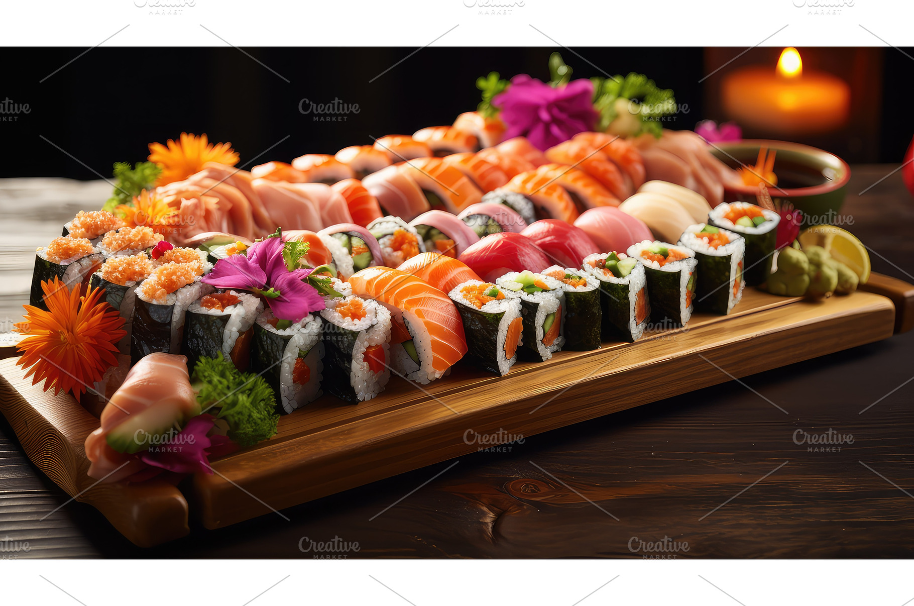 vintage wooden food background ai, a Food & Drink Photo by pikepicture