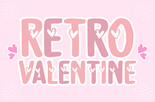 Retro Valentine – Heart Display Font