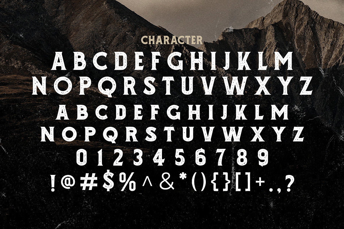 Gladius Vintage Display Typeface, a Sans Serif Font by edukka (Photo 8 of 8)