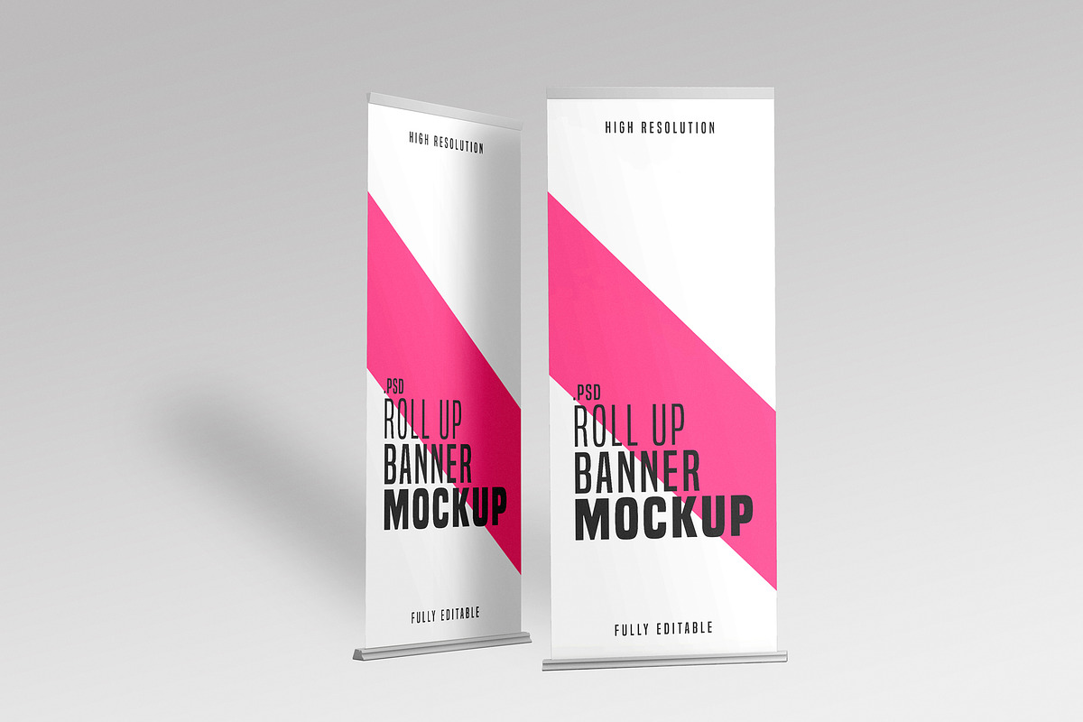 Rollup Mockup Template, an Advertising Mockup by ZAAS (Photo 4 of 8)