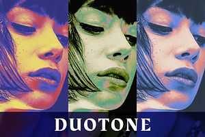 Duotone Gradient Photoshop Effect