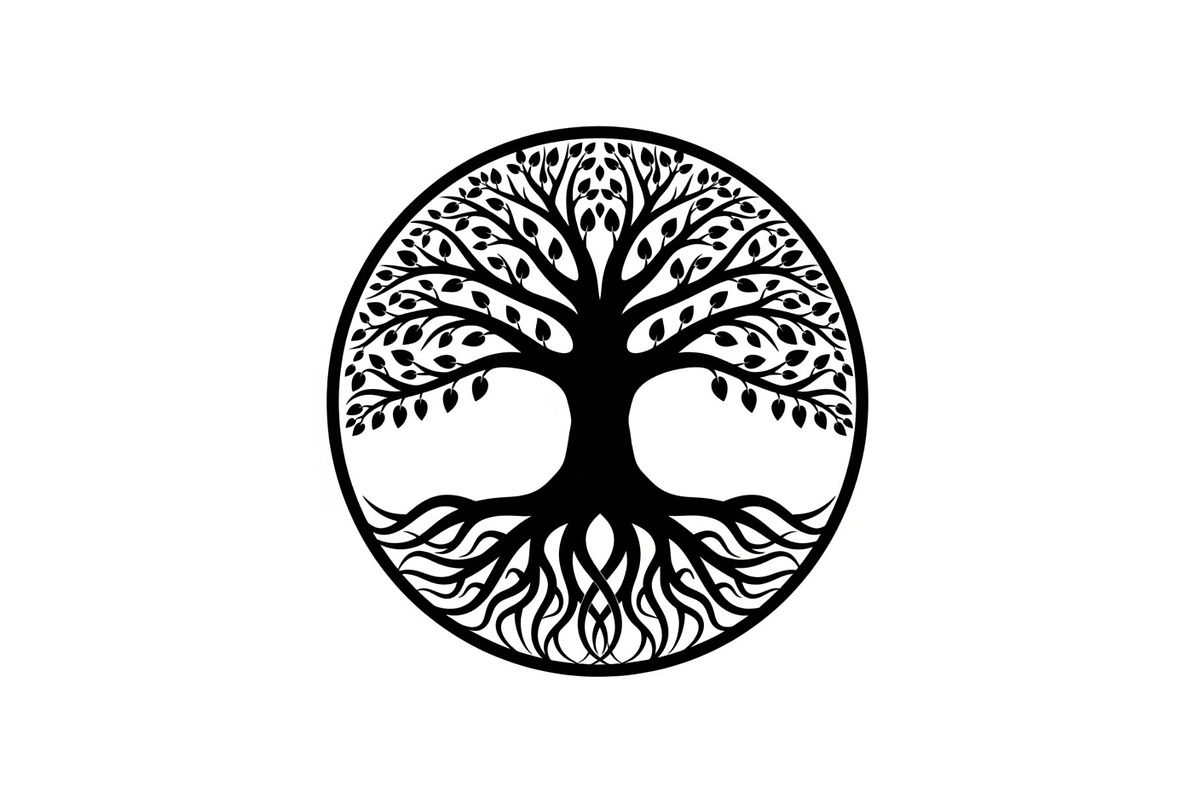 Tree of Life Circle SVG Bundle, an Illustration by Gfx_Store (Photo 11 of 50)