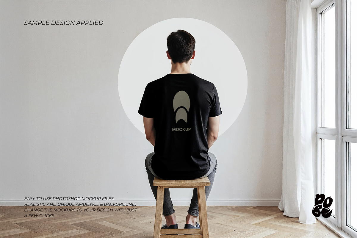Tshirt Collection Mockup Set, a Shirt Mockup by DOBE Studio (Photo 9 of 12)