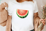 Picnic Clipart - Watercolor, a Seasonal Illustration by CreationArt (Thumbnail 6 of 7)