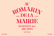 Sisteron, a Font by Simon Walker (Thumbnail 6 of 8)