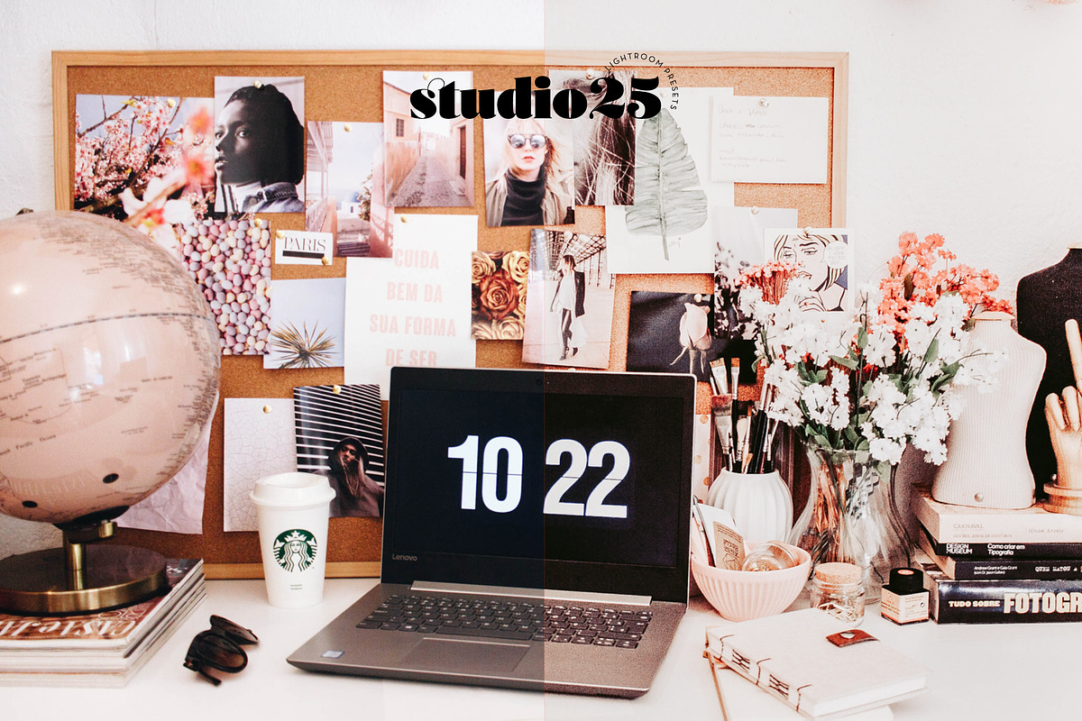 Rose gold lightroom preset preview 7