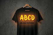 Yellow Neon Font, a Script Font by Handmadefont (Thumbnail 19 of 20)