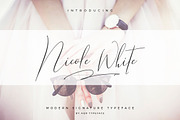 NicoleWhite Signature Collection, a Script Font by AQR Studio (Thumbnail 2 of 17)