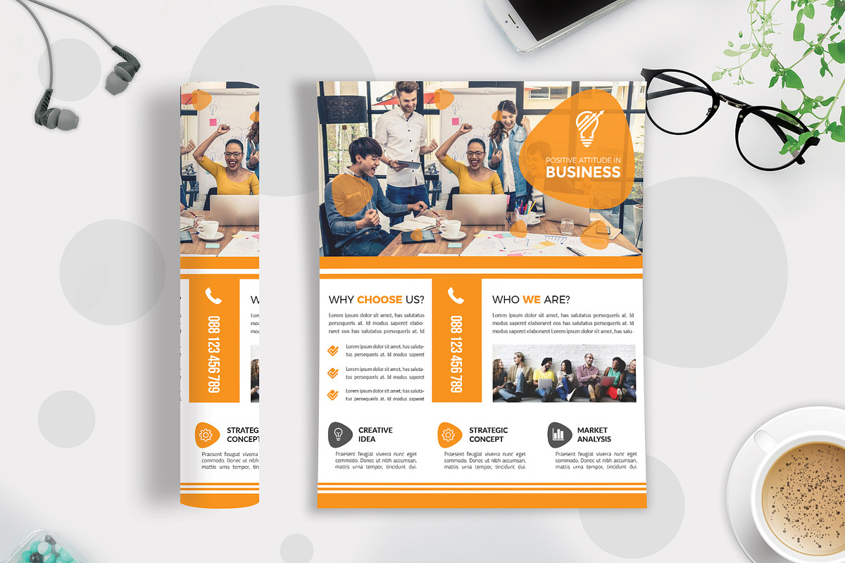 50+ Business Flyers Bundle, a Flyer Template by Imagine Design Studio (Photo 21 of 52)