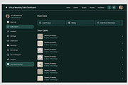 Black Virtual Meeting Calls App, an App Template by nagaredesignstudio (Thumbnail 3 of 5)
