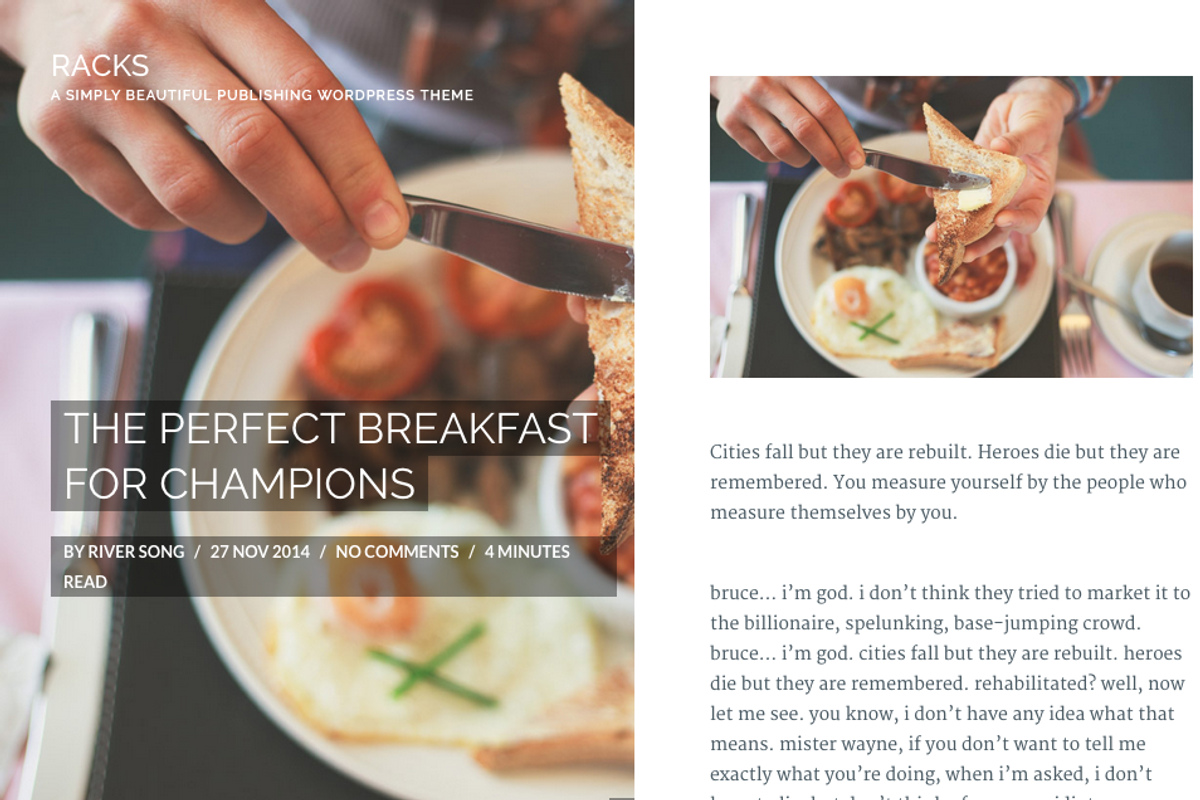 Racks - News Wordpress Theme, a WordPress Template by LayerSupplyCo (Photo 2 of 4)