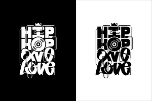 HIP HOP ONE LOVE Custom Tag