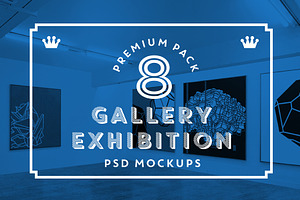 Gallery Exhibition Mockups