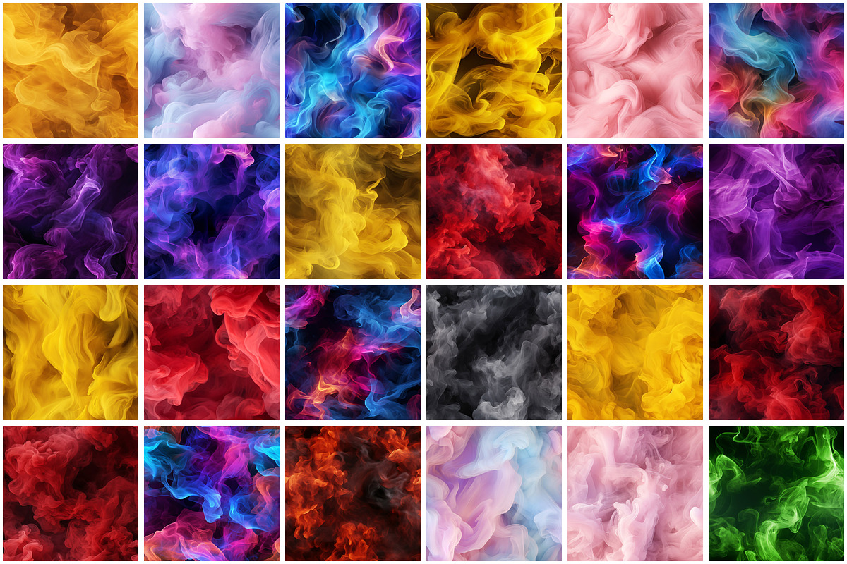 Smoke Effect Seamless Pattern, a Pattern Graphic by Forhadx5 (Photo 5 of 16)