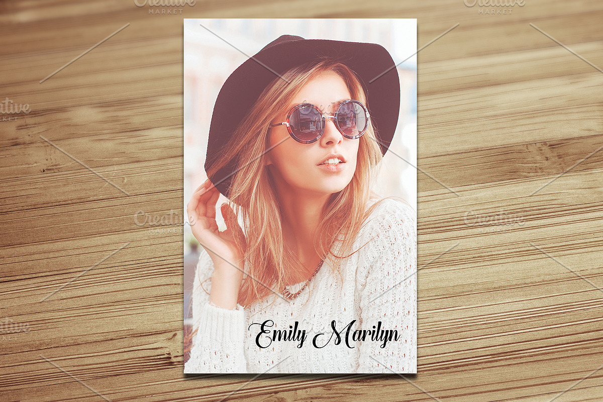 Fashion Model Comp Card -V340, a Flyer Template by Template Shop (Photo 2 of 3)