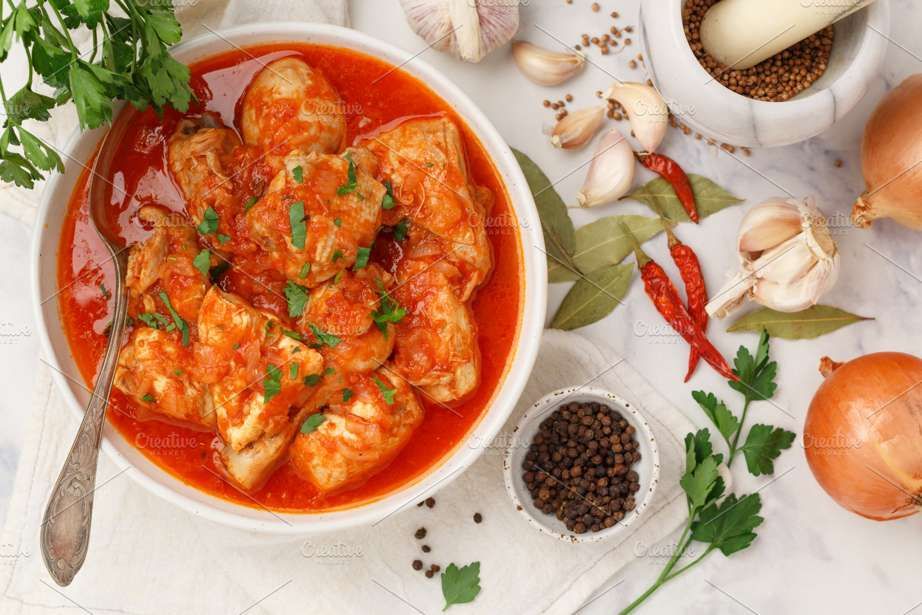 Chakhokhbili, a Food & Drink Photo by La_Vanda