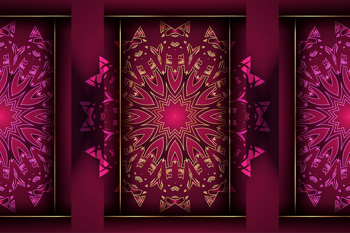 Mandala Vector Pattern Graphics Pack, a Background Graphic by NJ Himel (Photo 57 of 91)