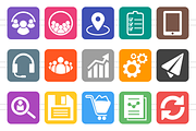 48 Admin Dashboard Flat Round Corner, an Icon by IconBunny (Thumbnail 2 of 3)