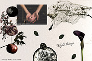 Moody Autumn Ephemera Collage Kit, an Object Graphic by Anzhelika (Thumbnail 4 of 10)