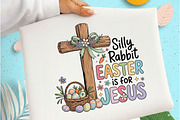 Silly Rabbit Easter is for Jesus PNG, an Illustration by Designking (Thumbnail 5 of 6)