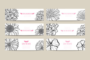 30 Floral Card Templates