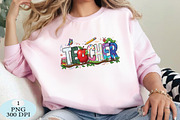 Teacher Design PNG Sublimation, a Seasonal Illustration by Daily.Designs (Thumbnail 3 of 4)