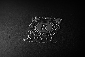 Royal Crest Letter R Logo