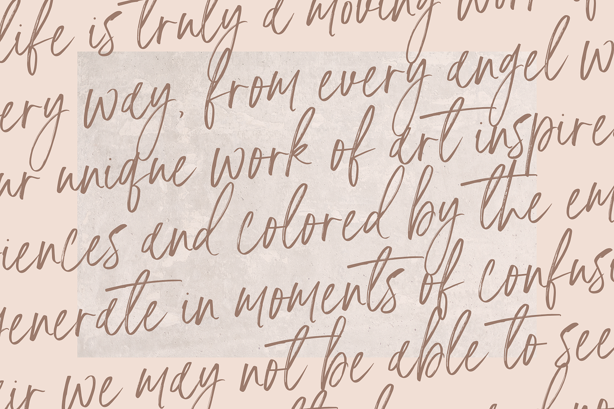 Neutral Autumn - Handwritten Font, a Script Font by Megi Satyo Widodo (Photo 11 of 17)