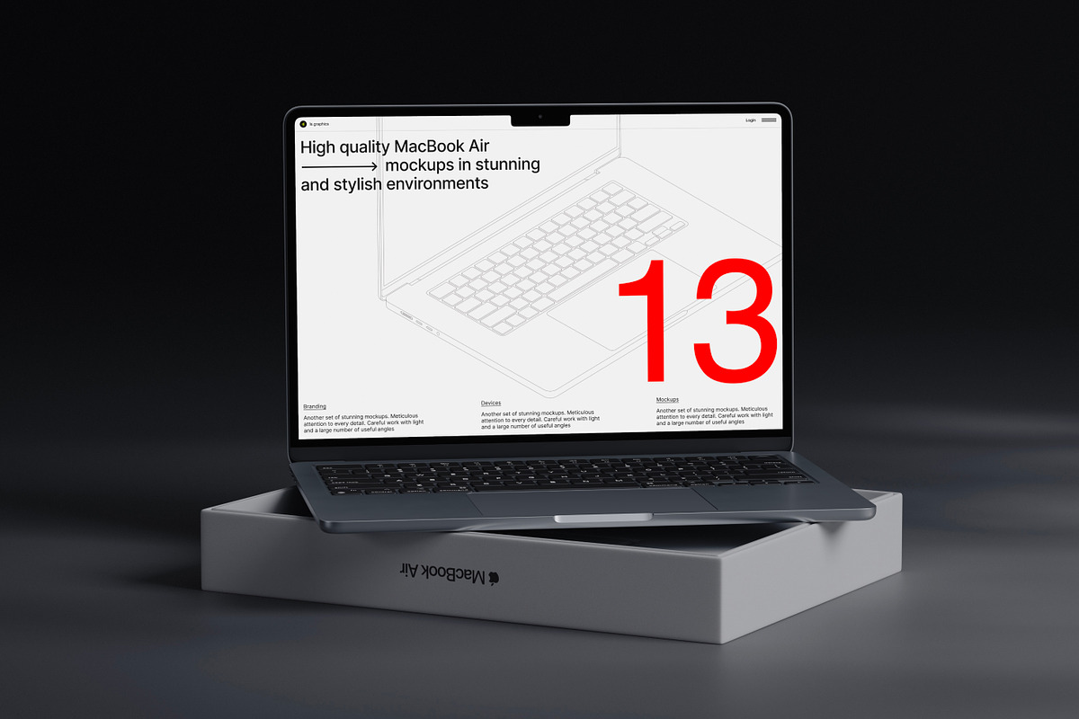 L-Mockups: MacBook Air, a Mac Mockup by ls.graphics (Photo 7 of 10)