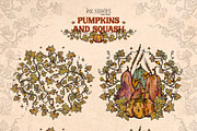 Pumpkins and Squash, a Seasonal Illustration by Ink Stories (Thumbnail 9 of 20)