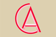 Letter A logo design template, a Branding & Logo Template by Sumberpangan (Thumbnail 3 of 3)