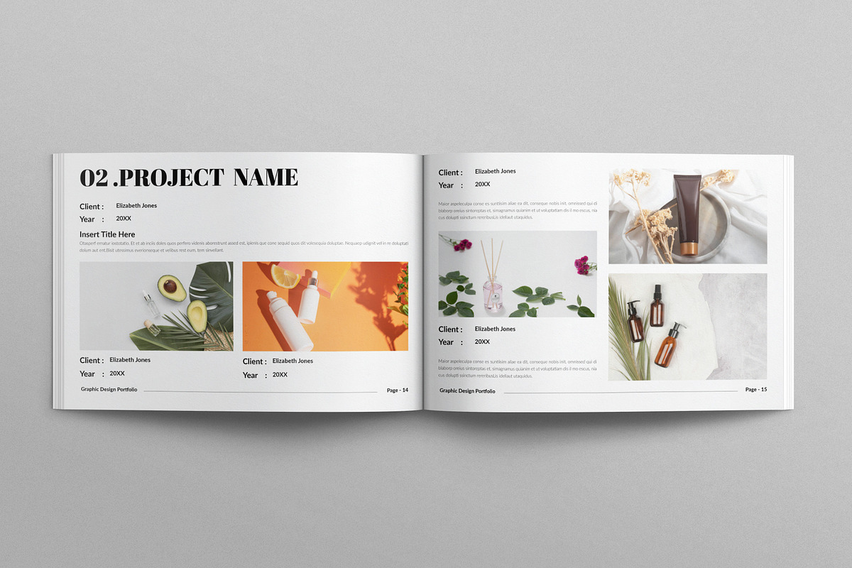 Graphic Design Portfolio Landscape, a Brochure Template by E-Type (Photo 6 of 12)
