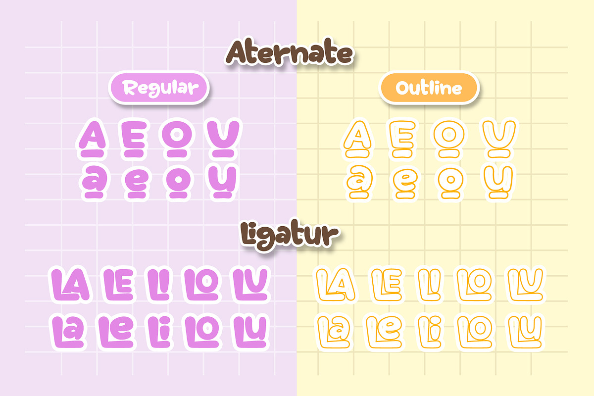 Love Cake Font, a Handwritten Font by KengGraphic (Photo 9 of 9)