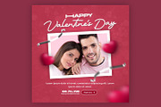 Happy Valentine's Day Post Template, a Social Media Template by Saman Osama (Thumbnail 2 of 3)