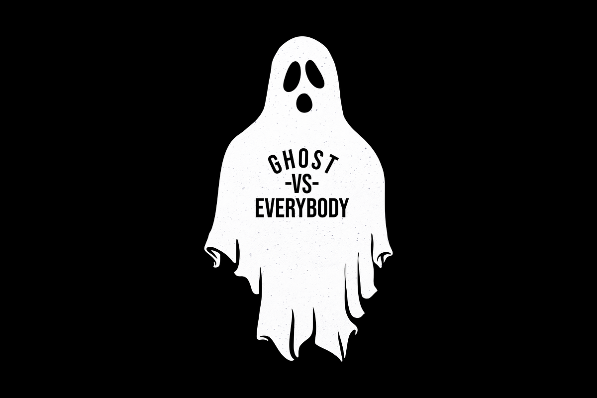 Ghost vs Everybody, an Object Illustration by Mangustudio (Photo 1 of 3)