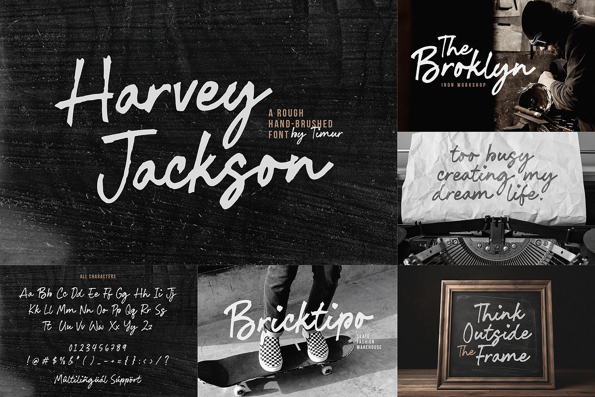 Whimsical Font Bundle - 10 Fonts, a Script Font by Timurtype (Photo 9 of 10)