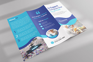 Cleaning Company Trifold Brochure