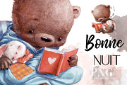 Bonne Nuit, an Animal Illustration by Eve Farb (Thumbnail 2 of 2)