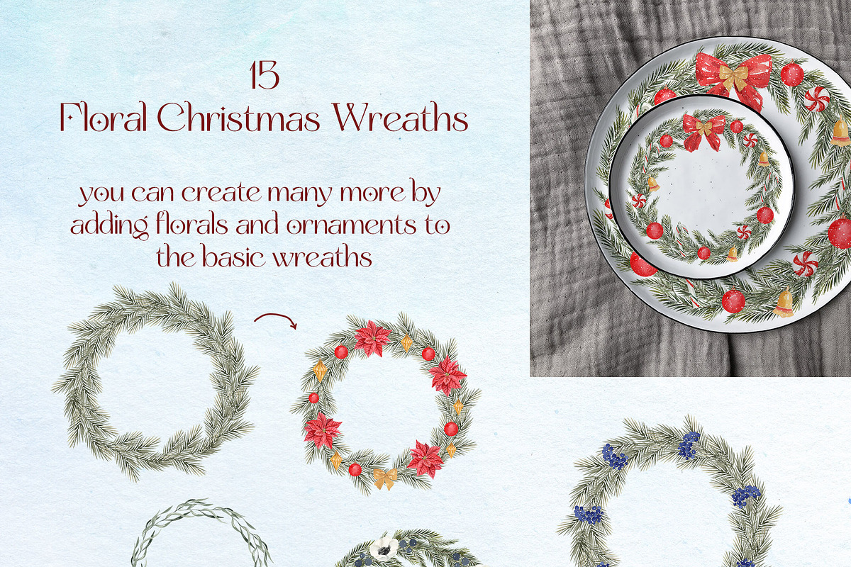 Merry & Bright Classic Christmas, a Seasonal Illustration by Catch the Dream Art (Photo 7 of 16)