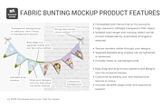 Fabric Bunting Canva Smart Mockup, a Household Mockup by Mockup Scene (Thumbnail 2 of 10)