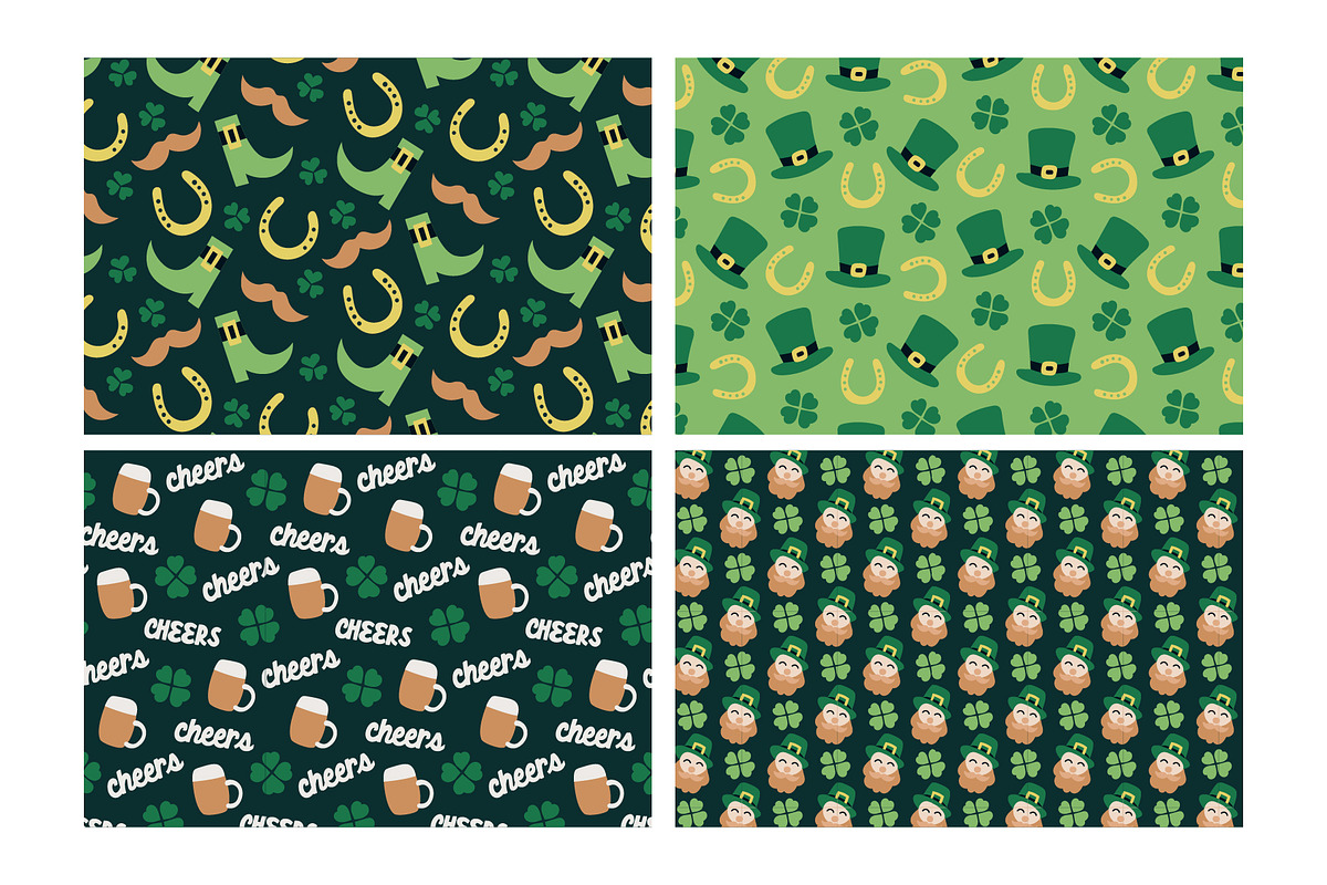 Lucky Saint Patrick's day patterns, a Pattern Graphic by RevolutionizZed (Photo 9 of 12)
