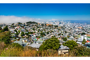 Panoramic view of San Francisco, an Architecture Photo by Leonid Andronov