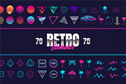 Neon Retro 80s Elements Pack, an Object Graphic by DenysHolovatiuk (Thumbnail 1 of 10)