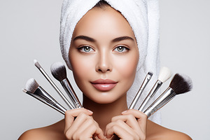 Beautiful woman with flawless skin, a Beauty & Fashion Photo by MistyDay