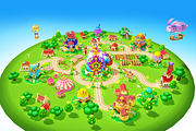 Cartoon Easter Village, an Environmental 3D Model by Souchenki (Thumbnail 2 of 31)