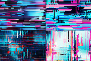 20 Seamless Digital Glitch Patterns, a Pattern Graphic by Nordic Design (Thumbnail 6 of 9)