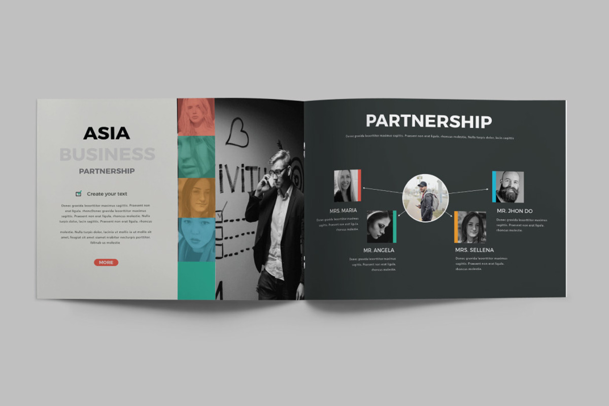 CORPORATE - A5 Brochure, a Brochure Template by Shafura (Photo 8 of 15)
