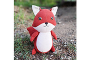 Rusty the Fox Sewing Pattern (PDF), a Print Template by Pink_bloom (Thumbnail 6 of 7)